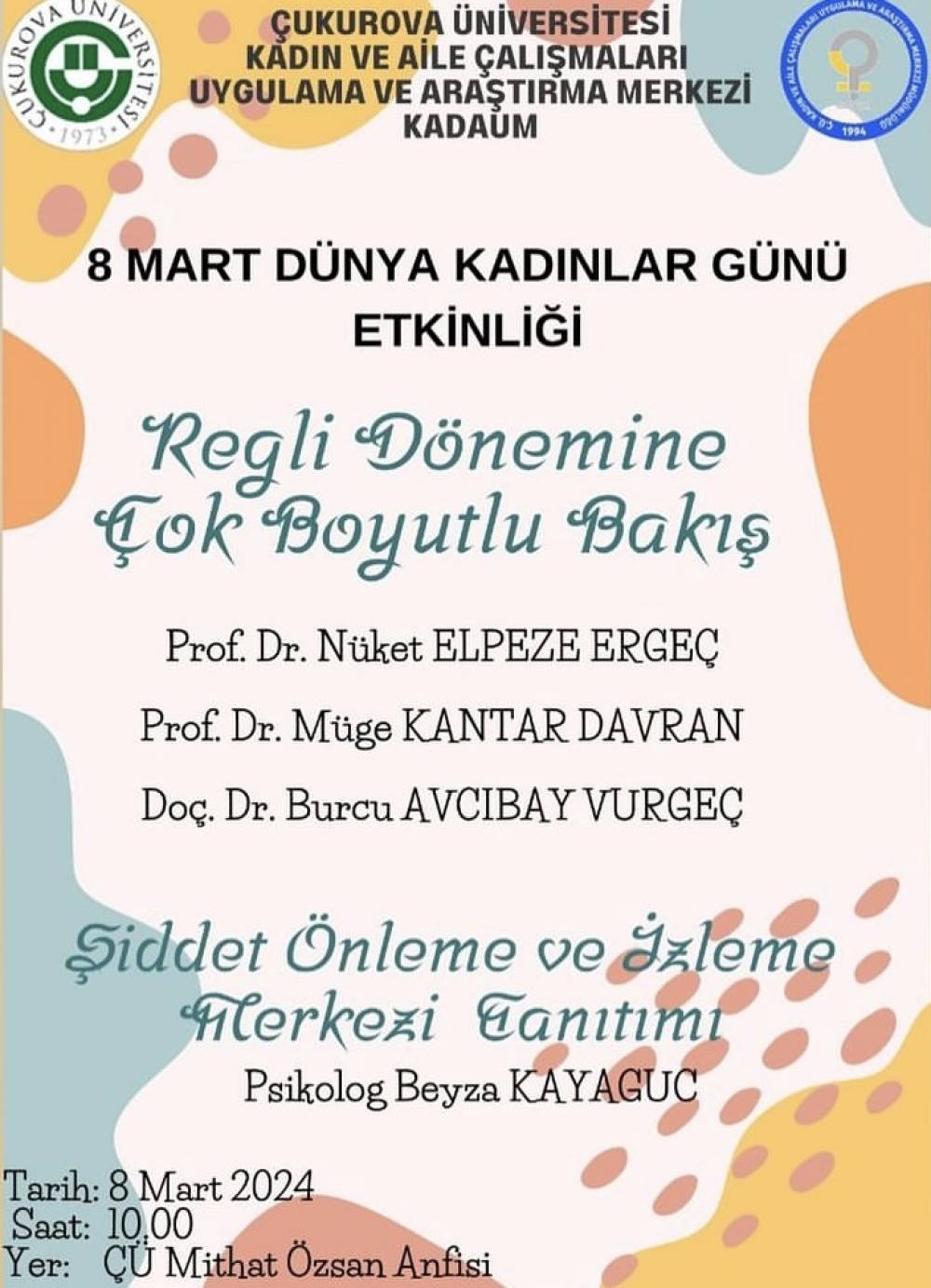 8 Mart Dünya Kadınlar Günü Etkinliği (KADAUM)